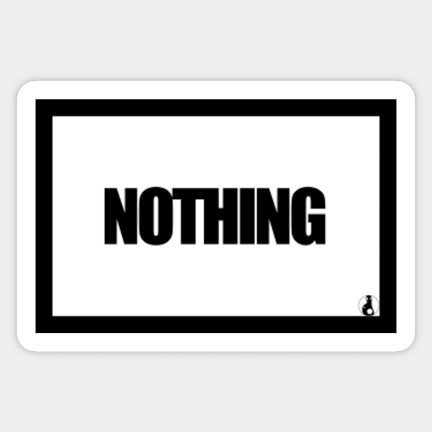 NOTHING Sticker by MobsProject